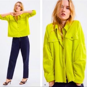 Neon corduroy jacket